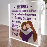 Sister Gifts Thank You Gift For Sister Her Best Friend Plaque