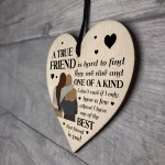 TRUE FRIEND Plaque Friendship Gift Friendship Sign Christmas