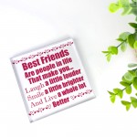 Best Friend Gifts For Christmas Acrylic Plaque Friendship Gifts