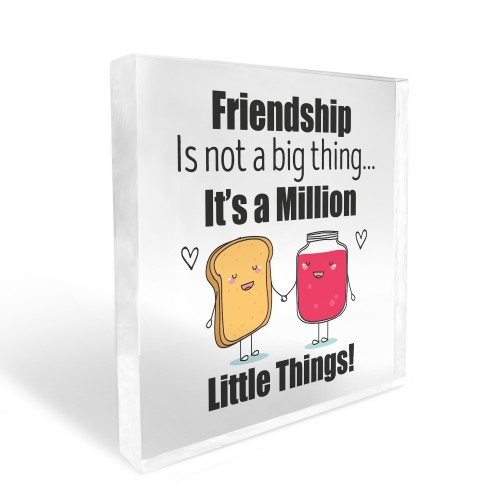 Friendship Gift Plaque For Christmas Birthday Secret Santa