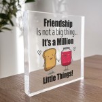 Friendship Gift Plaque For Christmas Birthday Secret Santa