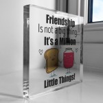 Friendship Gift Plaque For Christmas Birthday Secret Santa