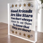 Best Friend Friendship Plaque Gift For Friend Christmas Birthday