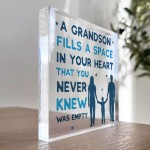 Grandson Gifts Novelty Grandson Gift For Christmas Birthday