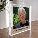 Dad Mum Nan Grandad Memorial Gift Personalised Photo Block