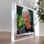 Dad Mum Nan Grandad Memorial Gift Personalised Photo Block