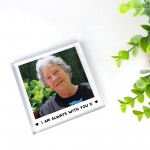 Dad Mum Nan Grandad Memorial Gift Personalised Photo Block