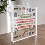 Teacher Gifts For Christmas Special Teacher Plaque Thank you