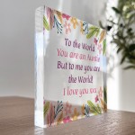 Auntie Gifts From Niece Nephew Best Auntie Gifts Acrylic Block