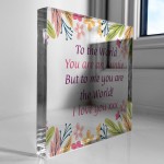 Auntie Gifts From Niece Nephew Best Auntie Gifts Acrylic Block