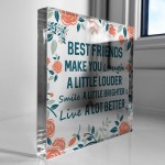 Friend Christmas Gifts Acrylic Plaque Friendship Gifts for Women