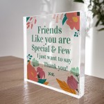 Friendship Plaque Gifts For Friend Acrylic Best Friend Plaque