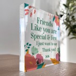 Friendship Plaque Gifts For Friend Acrylic Best Friend Plaque