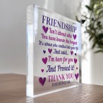 Friendship Plaque Best Friends Gifts Women Friendship Gifts