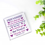 Friendship Plaque Best Friends Gifts Women Friendship Gifts