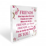 Friend Gift For Christmas Best Friend Friendship Plaque