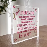 Friend Gift For Christmas Best Friend Friendship Plaque