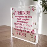 Friend Gift For Christmas Best Friend Friendship Plaque