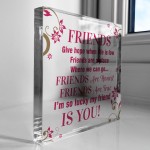 Friend Gift For Christmas Best Friend Friendship Plaque