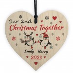 Our 2nd Christmas Together Decoration Personalised Couple Gift