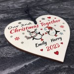 Our 2nd Christmas Together Decoration Personalised Couple Gift