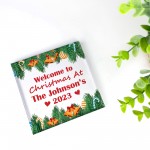 Personalised Christmas Decoration Acrylic Block Ornament