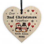 Personalised Our 2nd Christmas Together Decoration Couple Gift