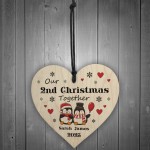 Personalised Our 2nd Christmas Together Decoration Couple Gift