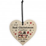 Personalised Our 2nd Christmas Together Decoration Couple Gift