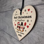 Personalised Our 2nd Christmas Together Decoration Couple Gift