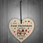 Personalised Our 1st Christmas Together Decoration Couple Gift