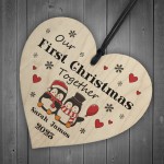 Personalised Our 1st Christmas Together Decoration Couple Gift