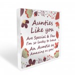 Auntie Gifts From Nephew Niece Acrylic Block Special Auntie Gift