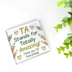 Teacher Gifts Acrylic Block Thank You Gift For Teacher Assistant