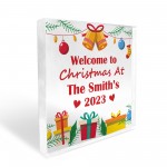 Personalised Christmas Decoration Welcome Christmas Ornament