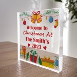 Personalised Christmas Decoration Welcome Christmas Ornament