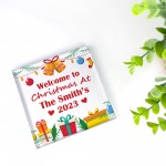 Personalised Christmas Decoration Welcome Christmas Ornament