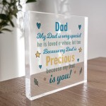 Dad Gifts For Birthday Christmas Acrylic Block Dad Gifts