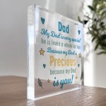 Dad Gifts For Birthday Christmas Acrylic Block Dad Gifts