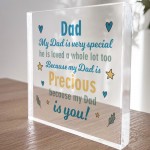 Dad Gifts For Birthday Christmas Acrylic Block Dad Gifts