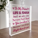 Best Friend Inspirational Gift For Friend Friendship Plaque