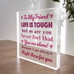 Best Friend Inspirational Gift For Friend Friendship Plaque