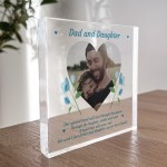 Dad And Daughter Gift Plaque Personalised Dad Gift Birthday