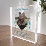 Dad And Daughter Gift Plaque Personalised Dad Gift Birthday