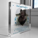 Dad And Daughter Gift Plaque Personalised Dad Gift Birthday