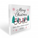 Merry Christmas Decoration Personalised Christmas Ornament