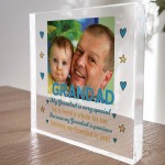 Personalised Grandad Gifts For Christmas Birthday Photo Block