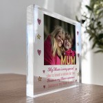 Personalised Mum Gifts For Christmas Birthday Photo Block Mum