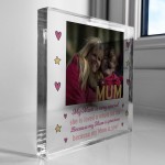 Personalised Mum Gifts For Christmas Birthday Photo Block Mum