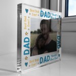 Dad Gifts Personalised Photo Block Gift For Dad Christmas